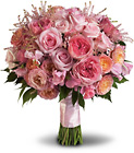 Pink Rose Garden Bouquet from Olney's Flowers of Rome in Rome, NY